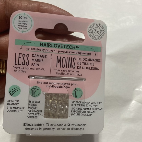 NIB invisibobble strong grip and traceless hair love tech hair rings; you get 11 - Picture 7 of 7